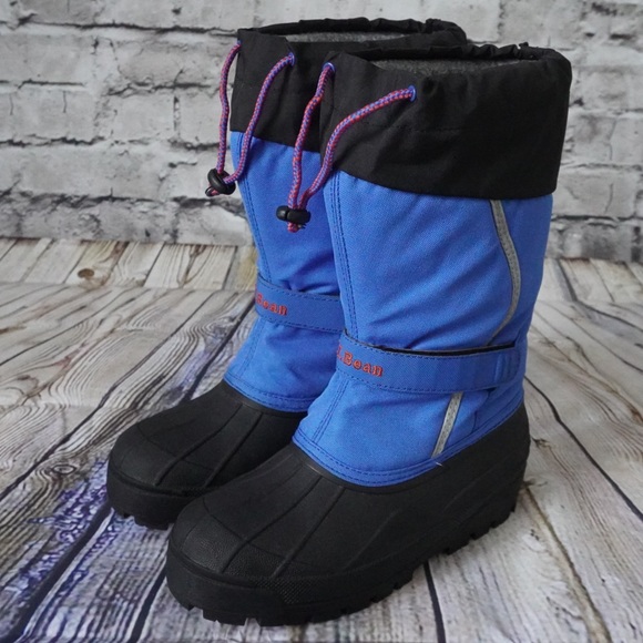 L.L. Bean Other - LL BEAN Kids Velcro Buckle Waterproof Snow Boots